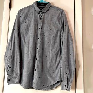 Men’s Hollister Long Sleeve Button Down Med